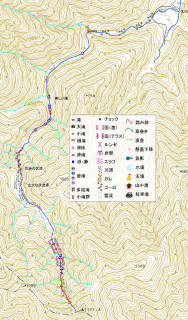 美幌岳北面直登沢.jpg